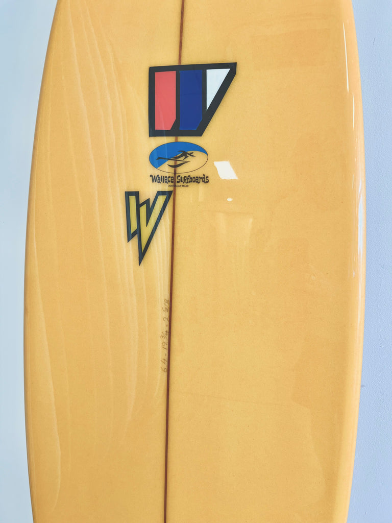 Wallace Surfboards 6'4 90's Thruster