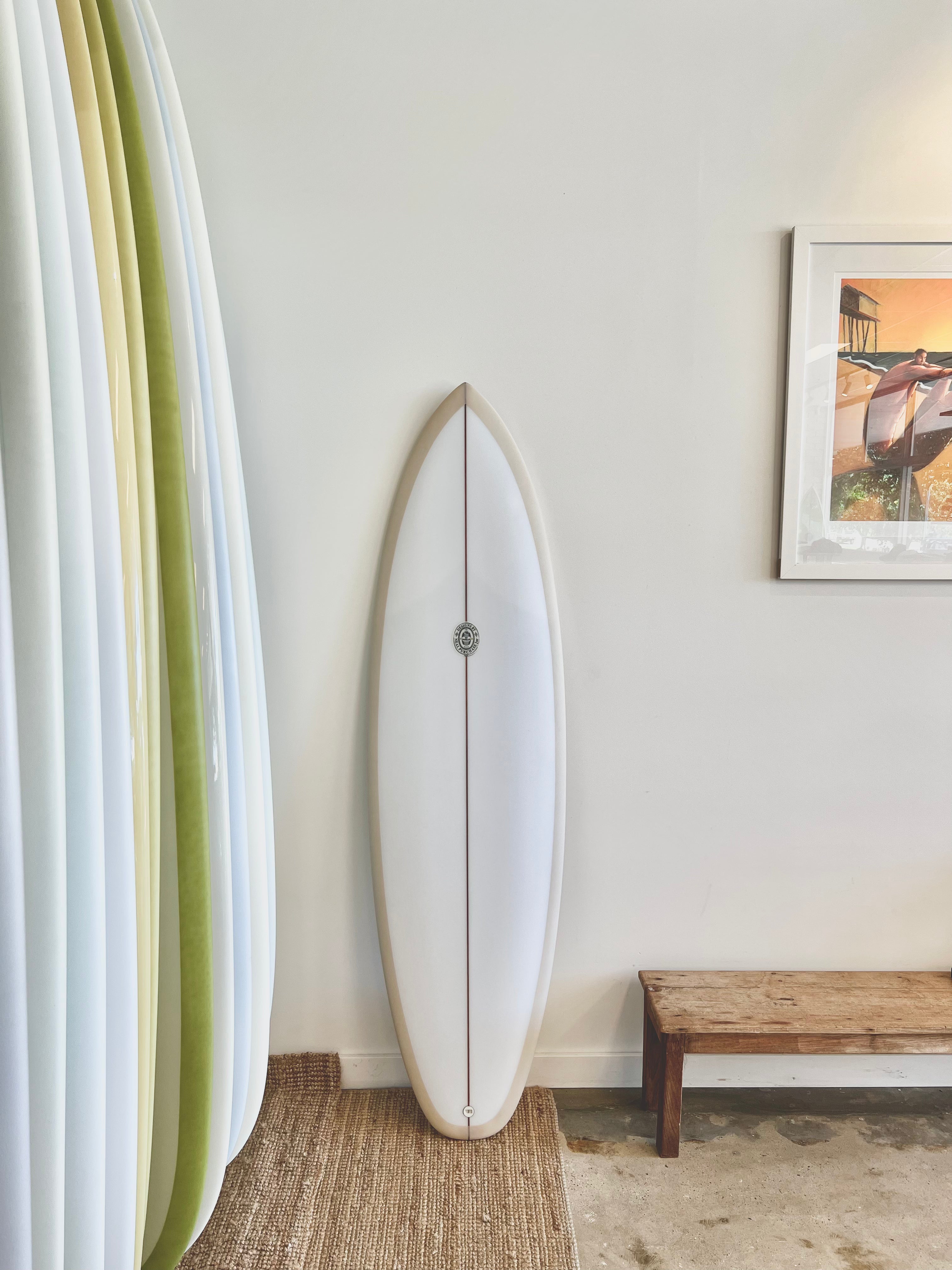 Neal Purchase Jr Tri 6'0”x18'1/4”x2'1/4” Neal Purchase Jnr DIAMOND TWIN 6'3